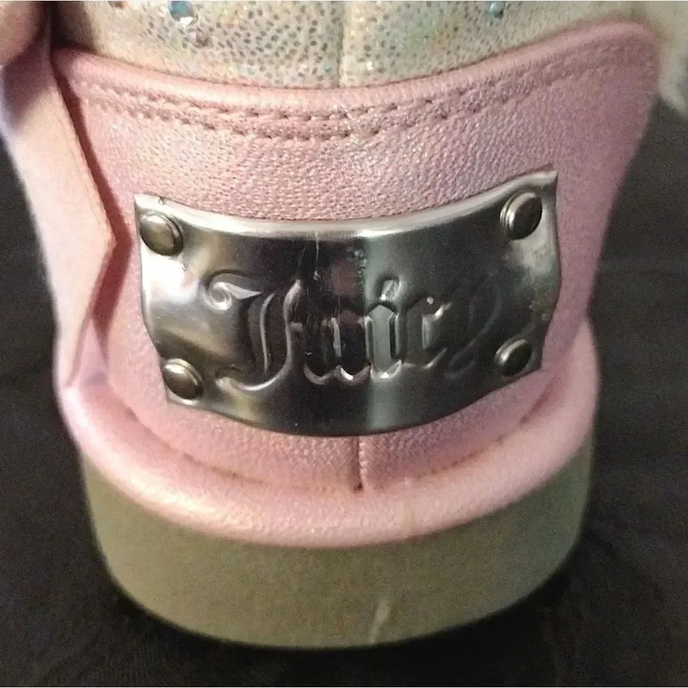 Y2K Juicy Couture Pink Lil Southgate Rhinestones Winter Fur Boots Toddler's SZ 5